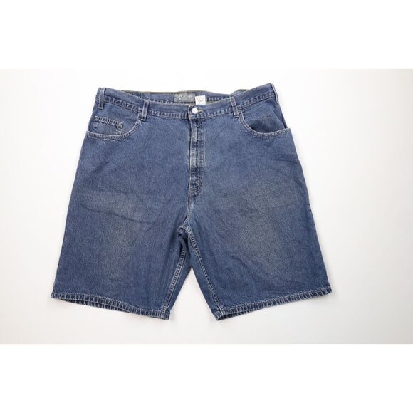 Vintage Y2K 2002 Levis Silvertab Mens 42 Faded Loose Fit Denim Jean Shorts Jorts
